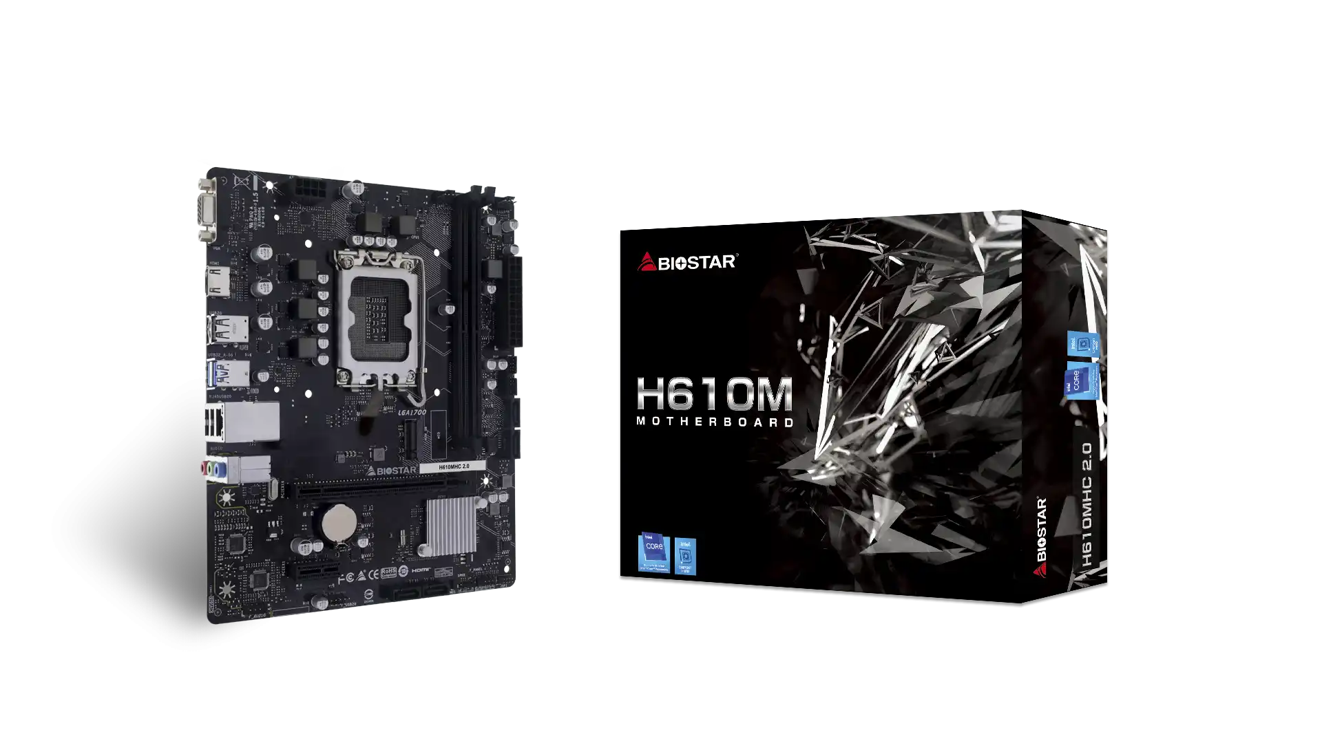 Matična ploča 1700 Biostar H610MHC 2.0  VGA/HDMI M.2