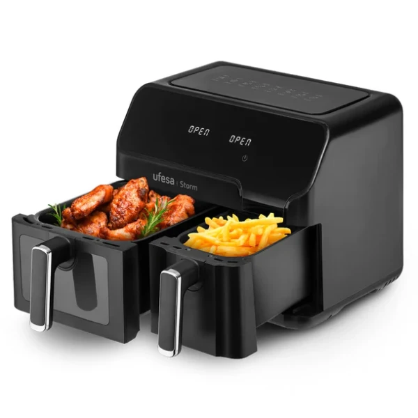 Ufesa AirFryer Ufesa Storm/bezuljna/dupla posuda/zapremina 9L(5.5L+3.5L)8 programa