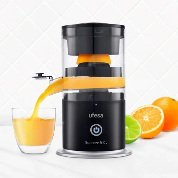 Ufesa Cediljka za citruse Ufesa Squeeze&Go/punjivi/snaga 45W/crni