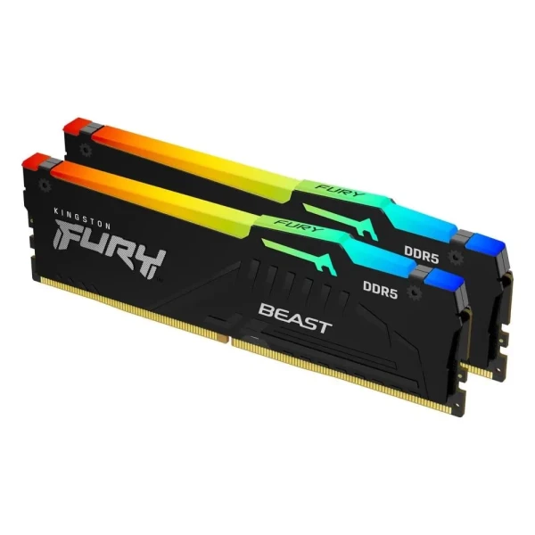 DIMM DDR5 16GB (2x8GB kit) 6000MT/s KF560C36BBEAK2-16 FURY Beast RGB EXPO
