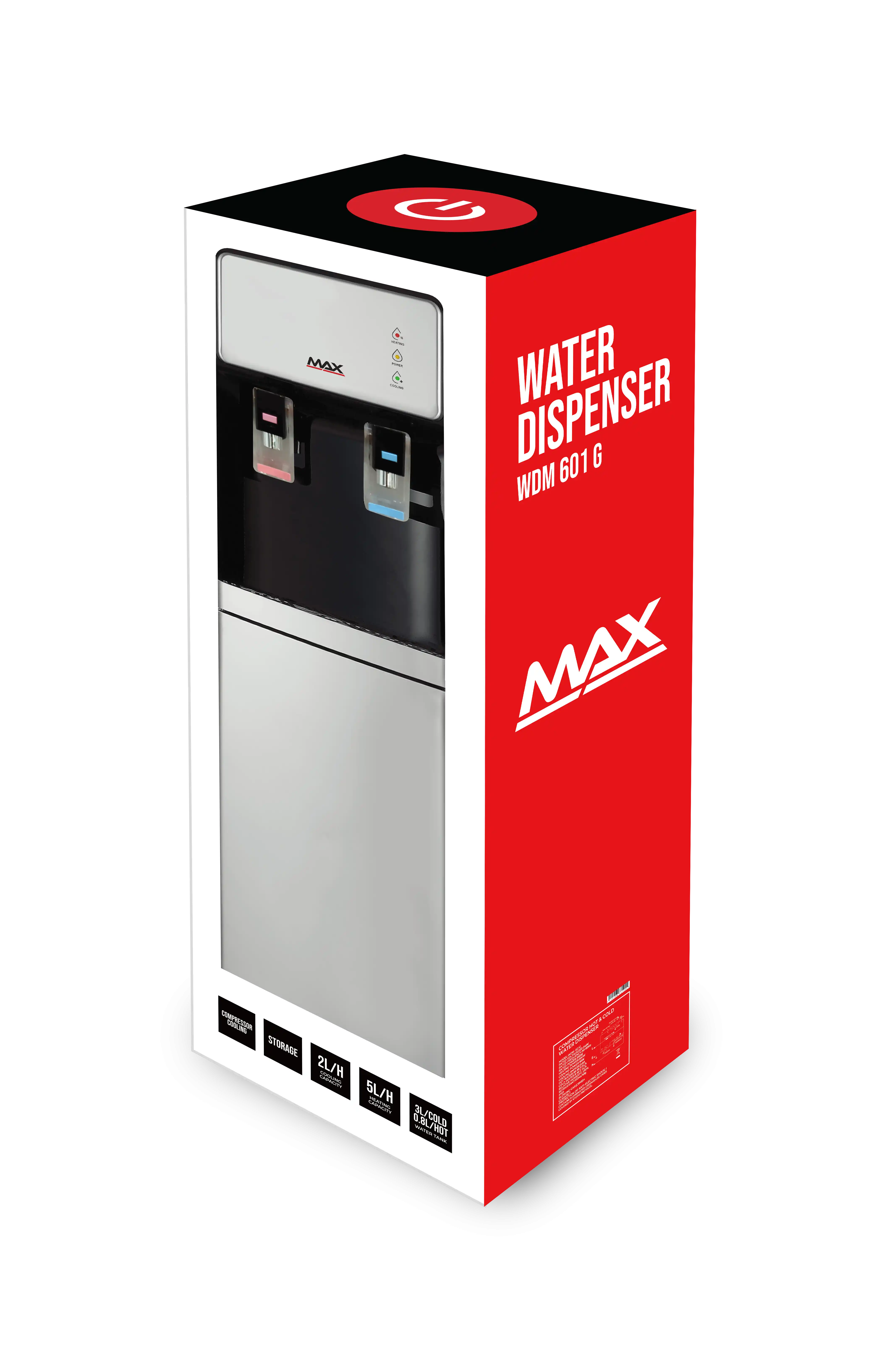MAX Dispanzer za vodu MAX WDM601G | Coral Computers