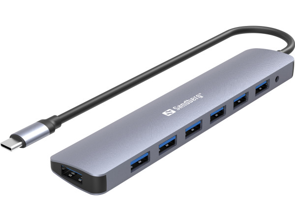 Sandberg USB HUB 7 port Sandberg USB C - USB 3.0 136-40