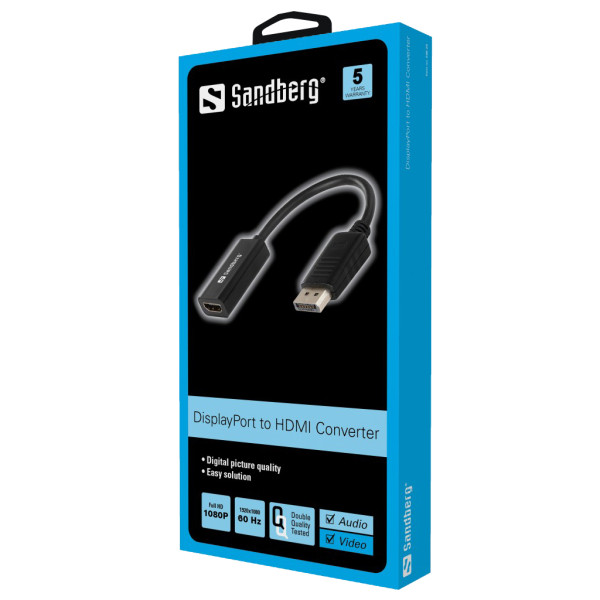 Sandberg Adapter Sandberg DisplayPort - HDMI 508-28