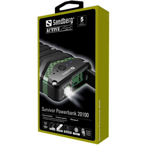 Sandberg Powerbank Sandberg Survivor 420-36 20100mAh