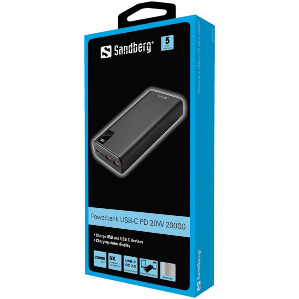 Sandberg Powerbank Sandberg USB-C 420-59 20000mAh 20W