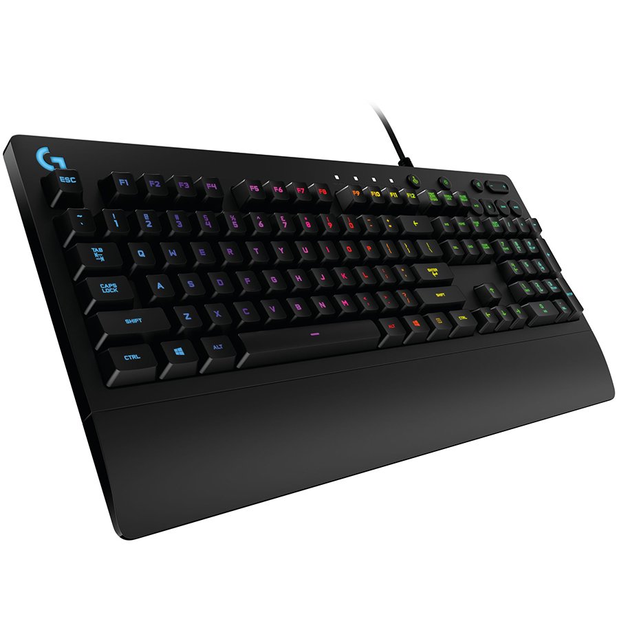 LOGITECH G213 Prodigy Corded RGB Gaming Keyboard - BLACK - US