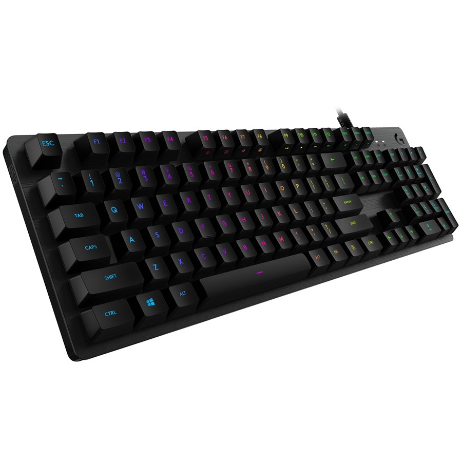 LOGITECH G512 Corded LIGHTSYNC Mechanical Gaming Keyboard - CARBON - US - USB