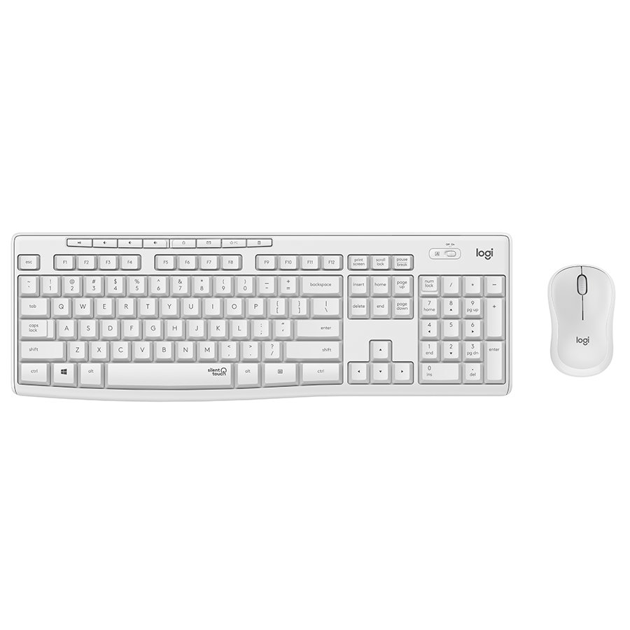 LOGITECH MK295 Silent Wireless Combo - OFF-WHITE - US