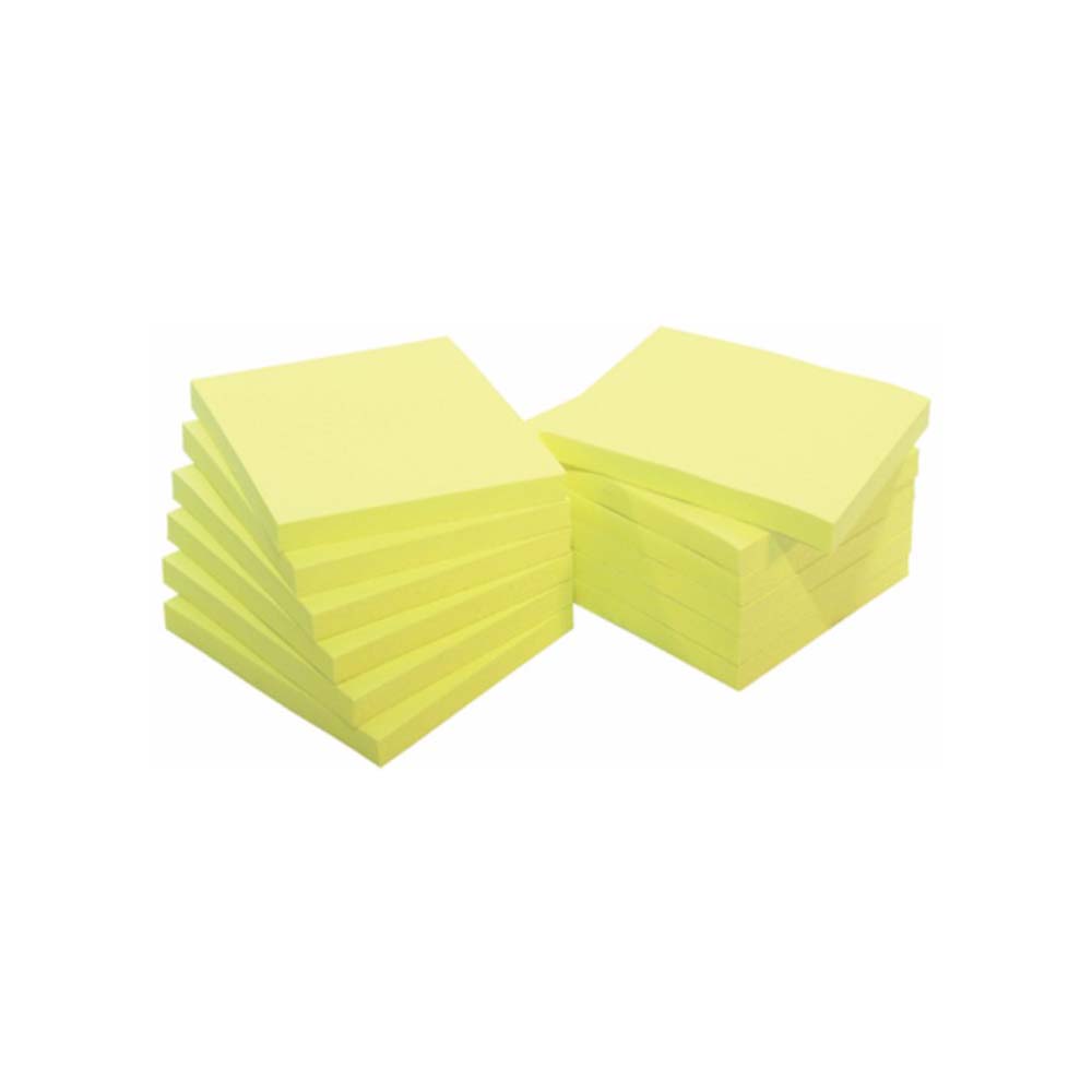 Fornax Samolepljivi listići Fornax NEON 80 lis, 75x75 žuti 421645