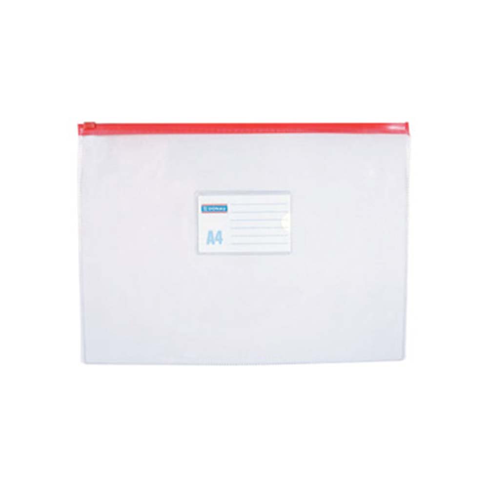 Donau Fascikla zip Donau PVC providna A4