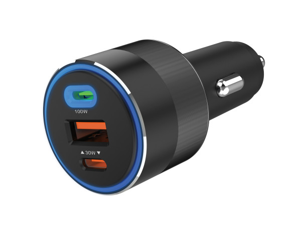 Sandberg USB auto punjač Sandberg 3in1 USB/USB-C 130W 441-49