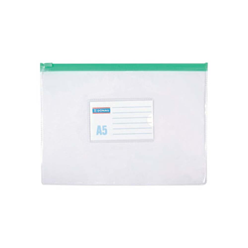 Donau Fascikla zip Donau PVC providna A5