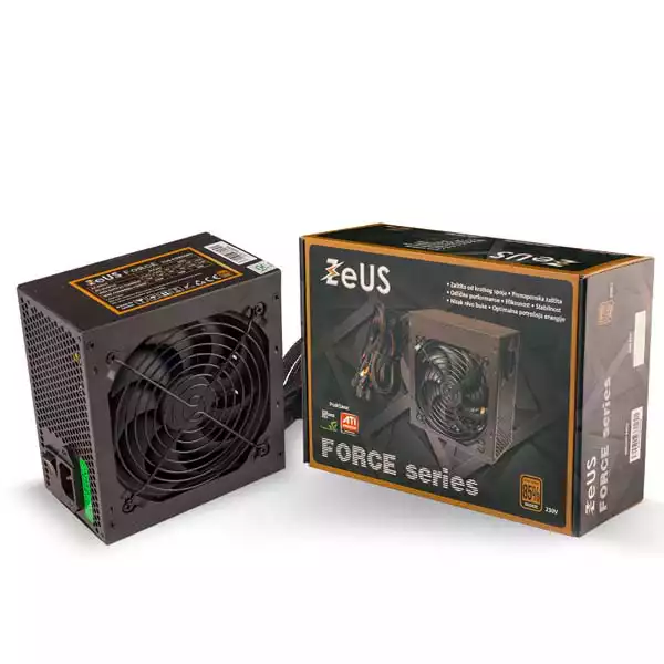 Zeus Napajanje 600W ZEUS 80 ZUS-FOR600S PLUS Bronze 12cm