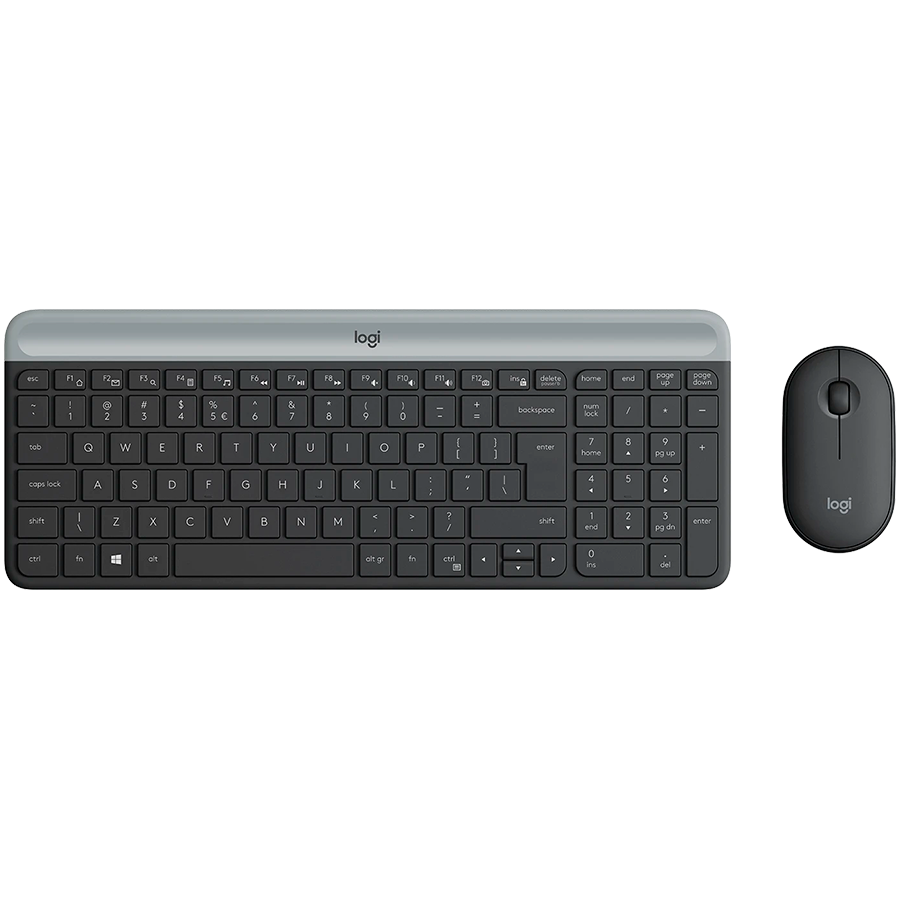 LOGITECH MK470 Slim Wireless Combo - GRAPHITE - US