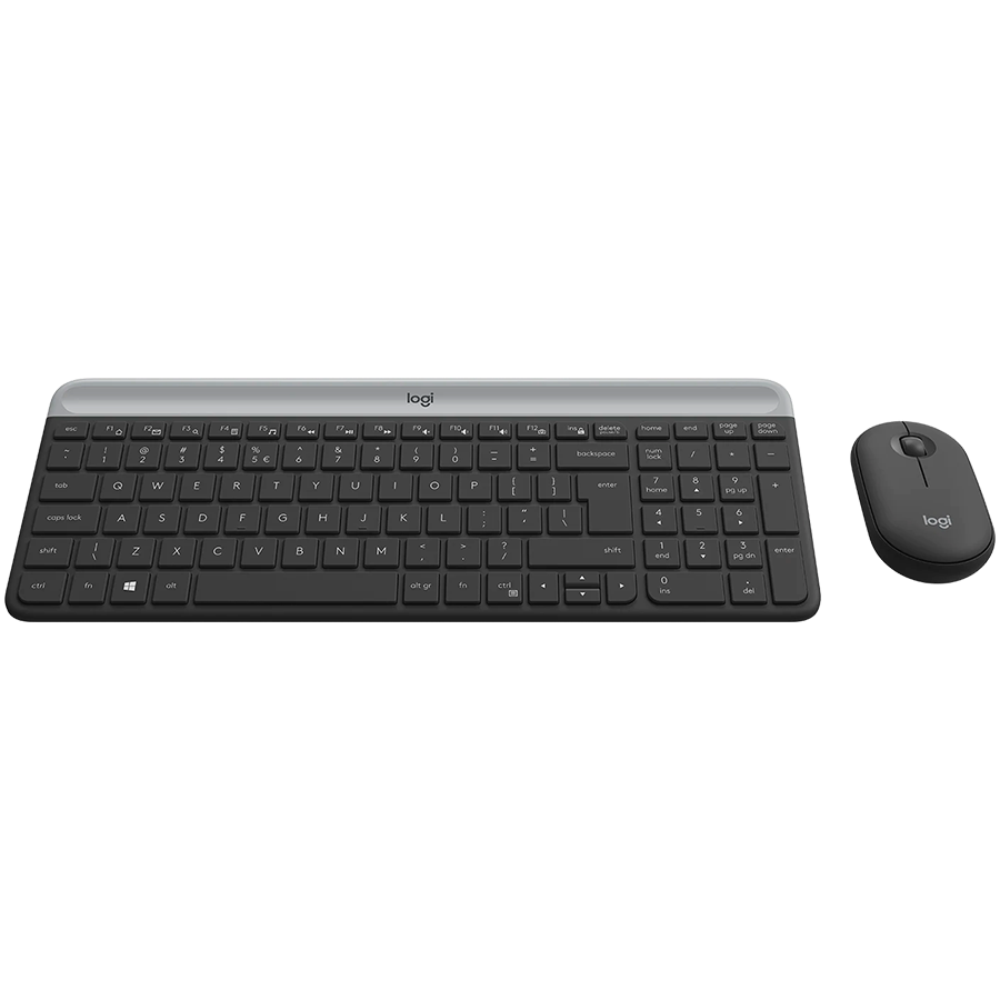 LOGITECH MK470 Slim Wireless Combo - GRAPHITE - US