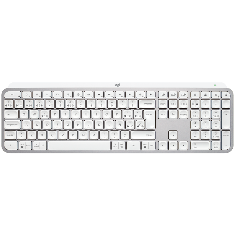 LOGITECH MX Keys S Bluetooth Illuminated Keyboard - PALE GREY - US