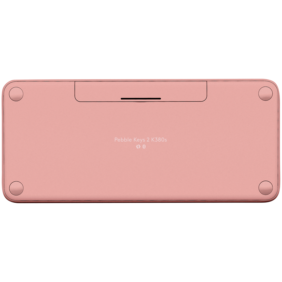 LOGITECH K380S Multi-Device Bluetooth Keyboard - TONAL ROSE - US