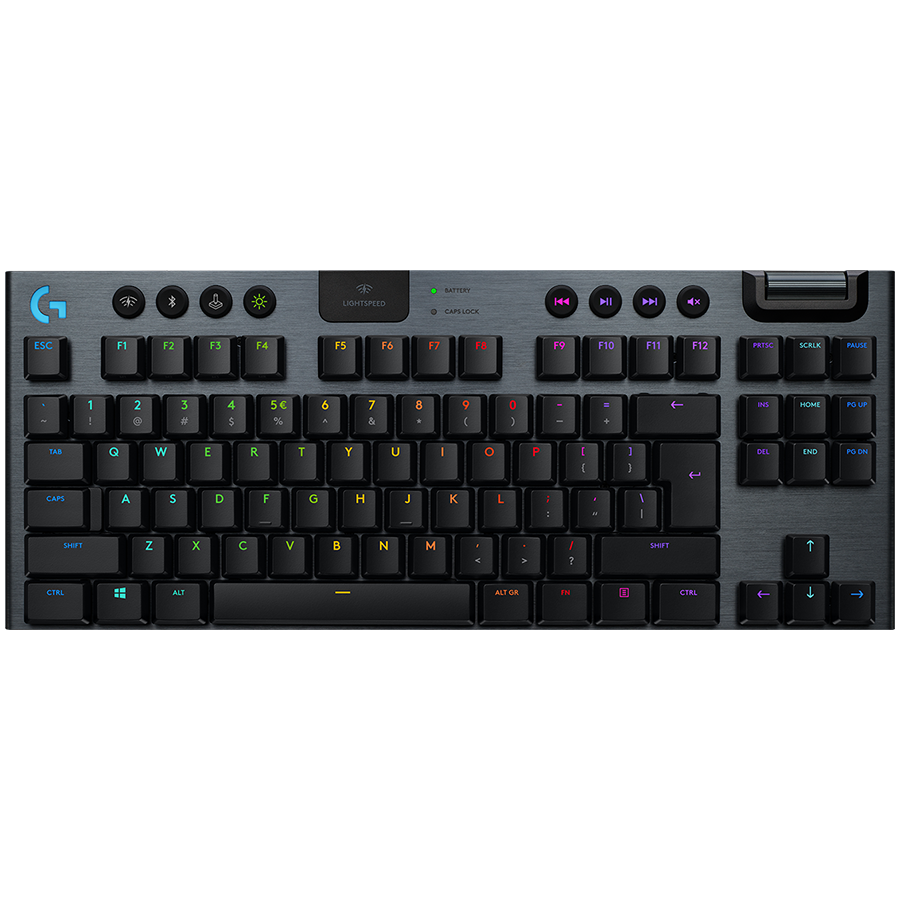 LOGITECH G915 X LIGHTSPEED TKL Wireless Gaming Keyboard - BLACK - US - 2.4GHZ/BT
