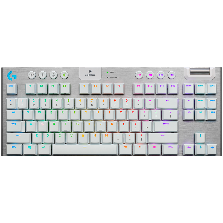 LOGITECH G915 X LIGHTSPEED TKL Wireless Gaming Keyboard - WHITE - US - 2.4GHZ/BT
