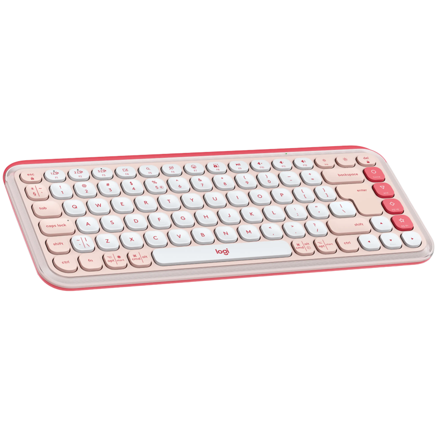 LOGITECH POP ICON KEYS - ROSE - US - BT