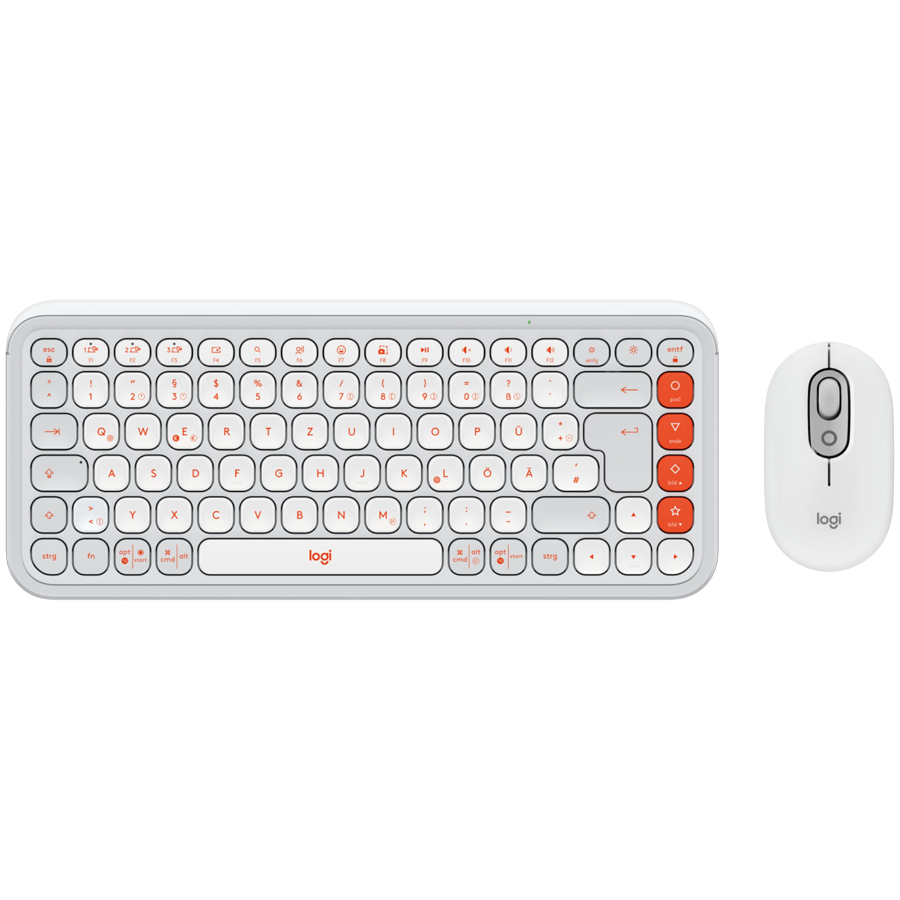 LOGITECH POP ICON COMBO - OFF WHITE - US BT