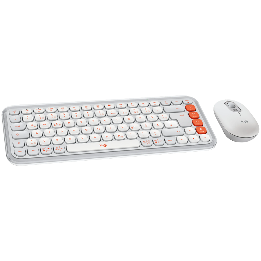 LOGITECH POP ICON COMBO - OFF WHITE - US BT