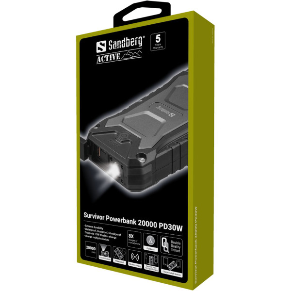 Sandberg Powerbank Sandberg 420-92 20000mAh USB-C 30W PD
