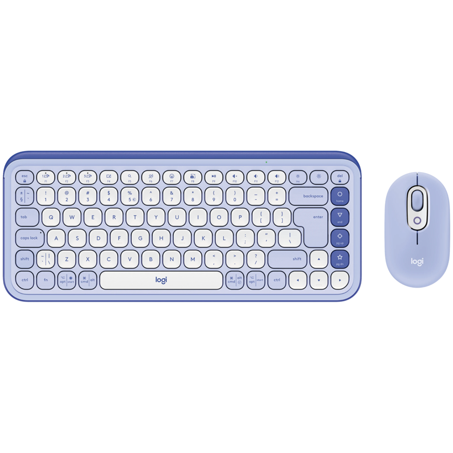 LOGITECH POP ICON COMBO - LILAC - US BT
