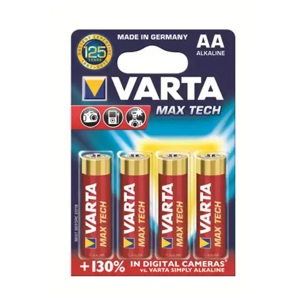 Varta Baterija Varta LR6 Max Tech AA 1/4