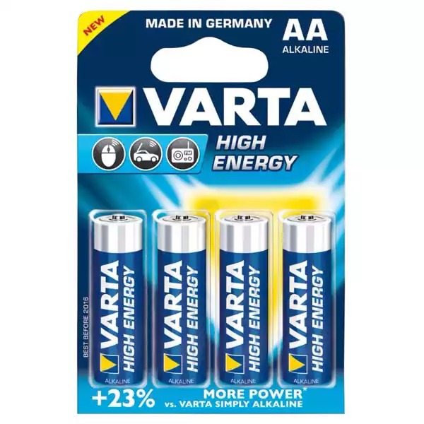 Varta Baterija Varta LR6 High Energy AA, nepunjiva 1/4