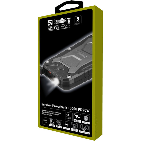 Sandberg Powerbank Sandberg Survivor 420-91 10000mAh 20W PD