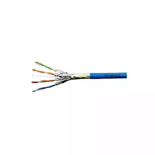 Schrack FTP cable CAT 6A F/FTP - 500 Mhz, 4x2xAWG-23, LSOH plavi Schrack HSEKP423HA