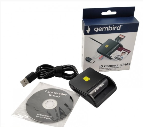 Gembird USB Smart Card Reader Gembird CRDR-CT405