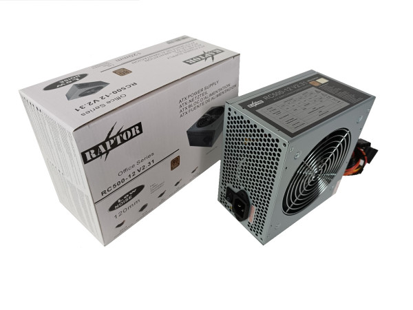 Raptor Napajanje Raptor 500W Office Series 12cm fan/80plus, RC500-12