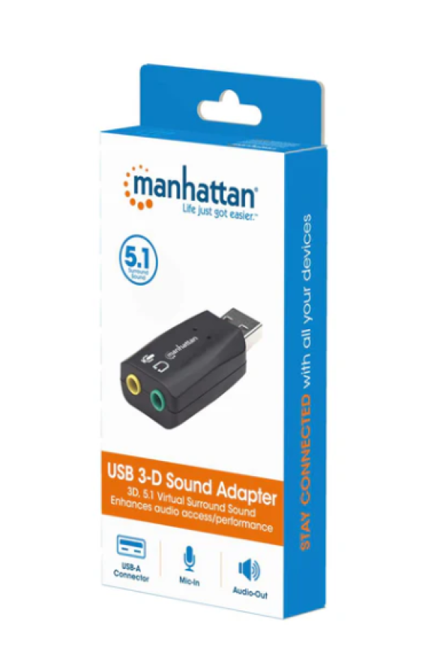 Manhattan USB zvučna kartica Manhattan 150859 USB-A/M - 2x3.5mm