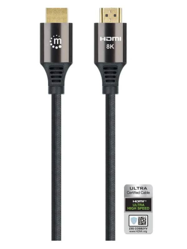 Manhattan Kabl Manhattan 355940 HDMI M/M 8K/60Hz/48Gbps/2m