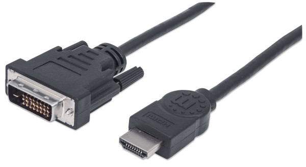 Manhattan Kabl Manhattan 372510 HDMI/M - DVI-D/M 24+1/3m