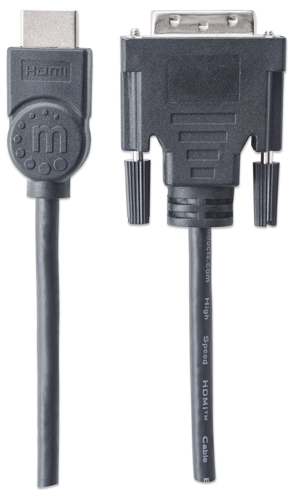 Manhattan Kabl Manhattan 372510 HDMI/M - DVI-D/M 24+1/3m