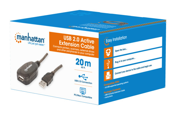 Manhattan Kabl Manhattan 150958 USB-A M/F 2.0/480Mbps/produžni aktivni/20m