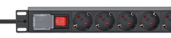 Intellinet PDU kabl Intellinet 715126 19"/1U sa 8 utičnica/prekidač/2m