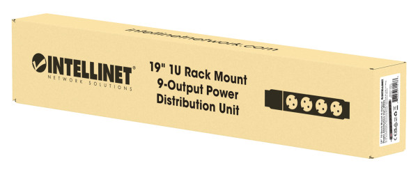 Intellinet PDU kabl Intellinet 715133 19"/1U sa 9 utilnica/prekidač/2m