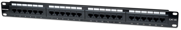 Intellinet Patch panel Manhattan 513555 19"/1U Cat5e/24 port