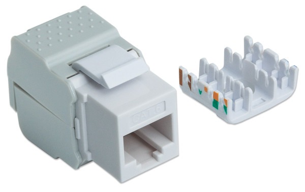 Intellinet Modul RJ45 Intellinet 167062 Cat6/tool-less/568B 2-1/beli