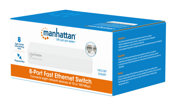 Manhattan LAN switch Manhattan 560689 10/100 8port