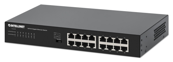 Intellinet LAN switch Intellinet 561815 10/100/1000 16port/metalni/rackmount