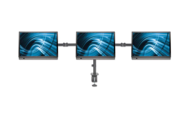 Manhattan Stoni nosač za 3 monitora Manhattan 461658 13"-27"