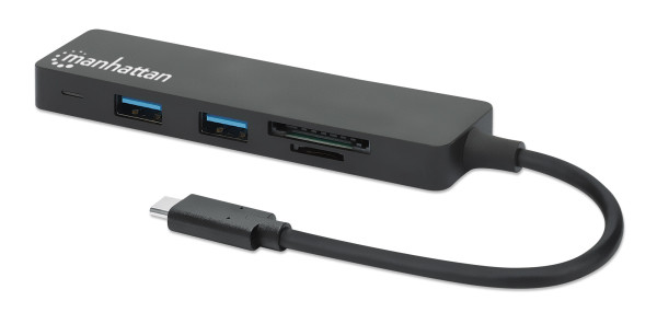 Manhattan USB-C HUB 3port Manhattan 164948 3.2 G1/5Gbps/CR/Crni