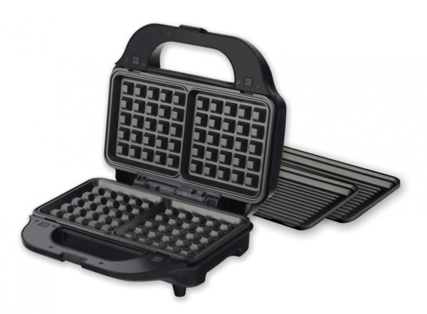 Heinner Aparat za sendviče HEINNER SM-2H900BKS 900W/2 ploče/28x15cm/bordo