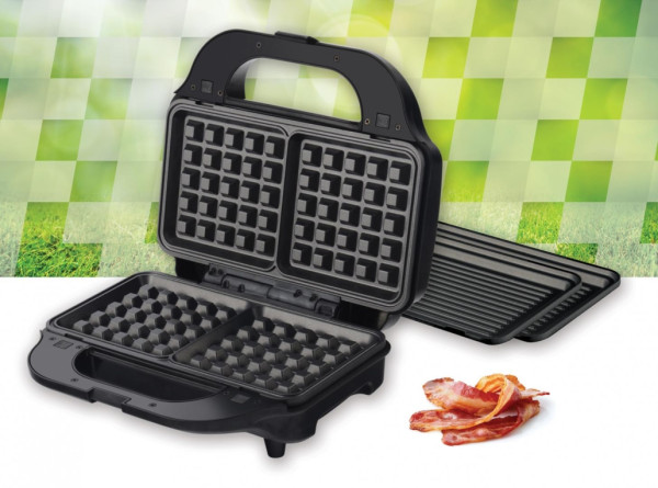 Heinner Aparat za sendviče HEINNER SM-2H900BKS 900W/2 ploče/28x15cm/bordo