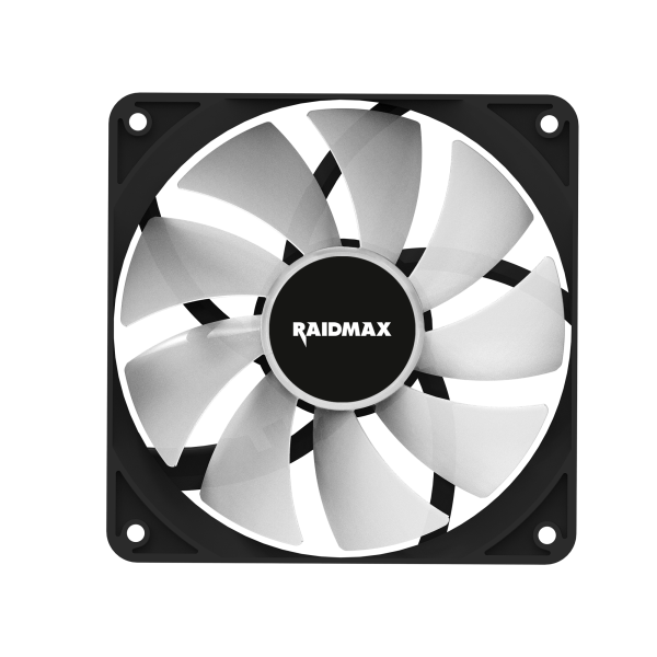 Raidmax 4x 120mm X-AIR ARGB fans Crni, NVX120FBDC4